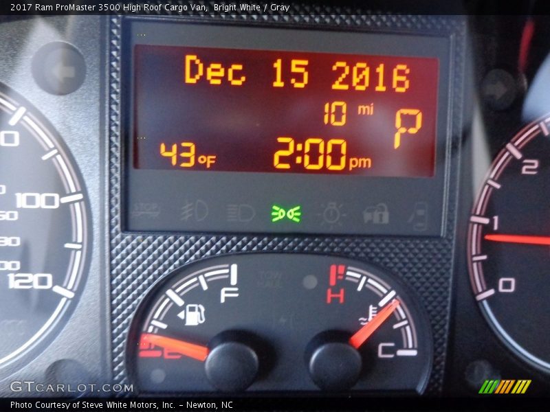 Bright White / Gray 2017 Ram ProMaster 3500 High Roof Cargo Van