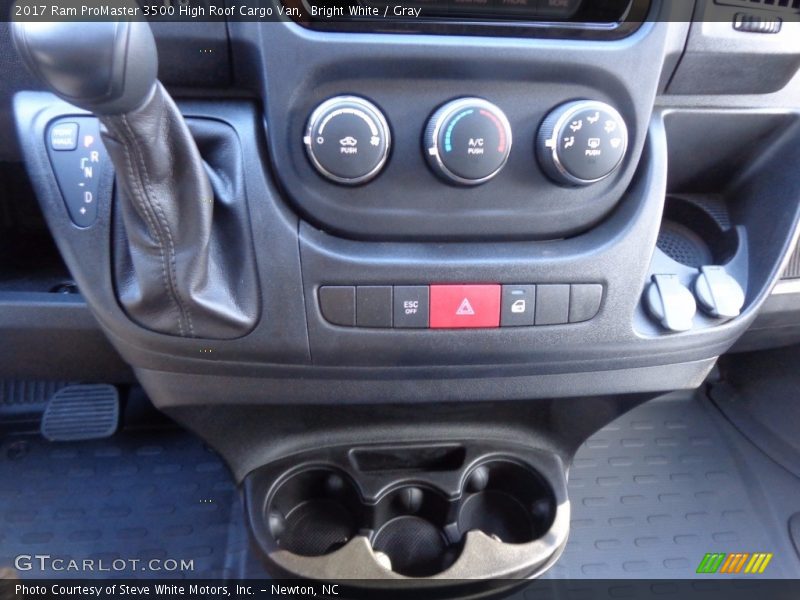 Bright White / Gray 2017 Ram ProMaster 3500 High Roof Cargo Van
