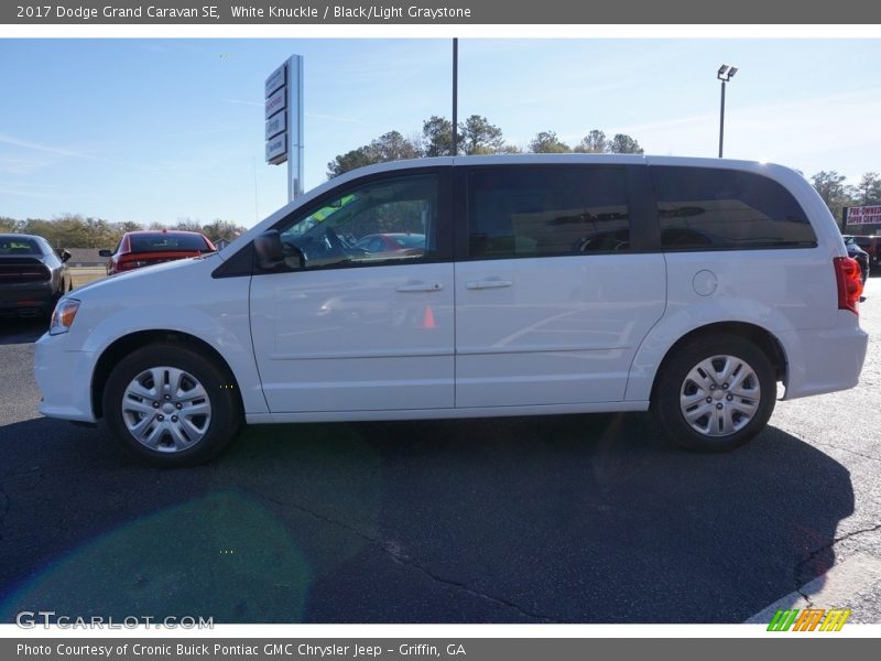 White Knuckle / Black/Light Graystone 2017 Dodge Grand Caravan SE
