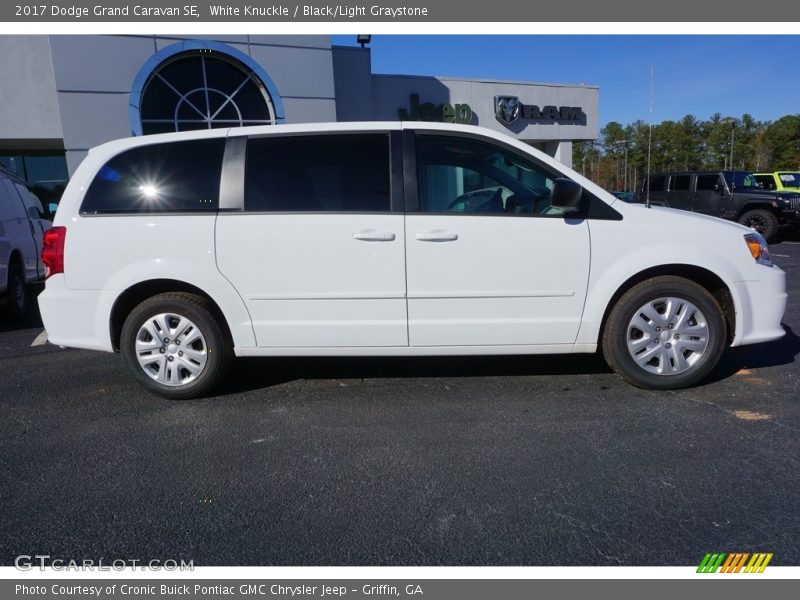 White Knuckle / Black/Light Graystone 2017 Dodge Grand Caravan SE