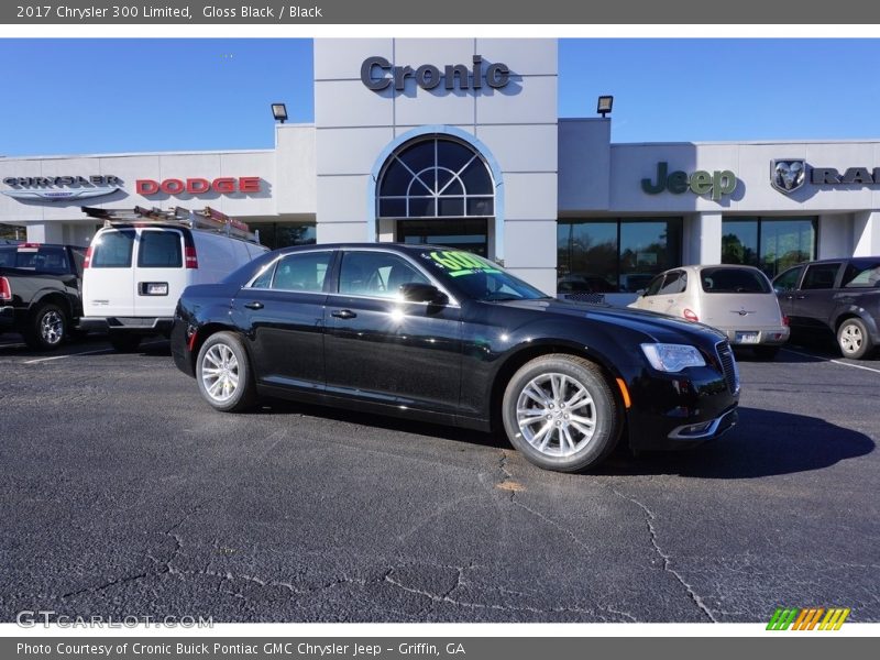 Gloss Black / Black 2017 Chrysler 300 Limited