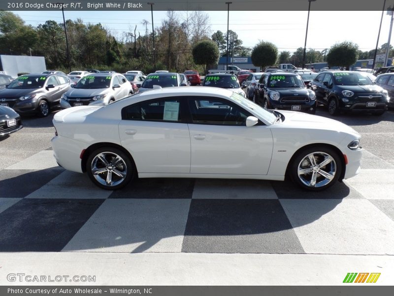Bright White / Black 2016 Dodge Charger R/T