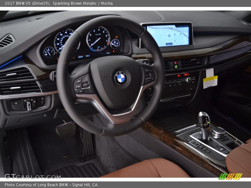 Sparkling Brown Metallic / Mocha 2017 BMW X5 sDrive35i