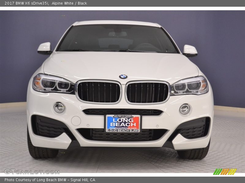 Alpine White / Black 2017 BMW X6 sDrive35i