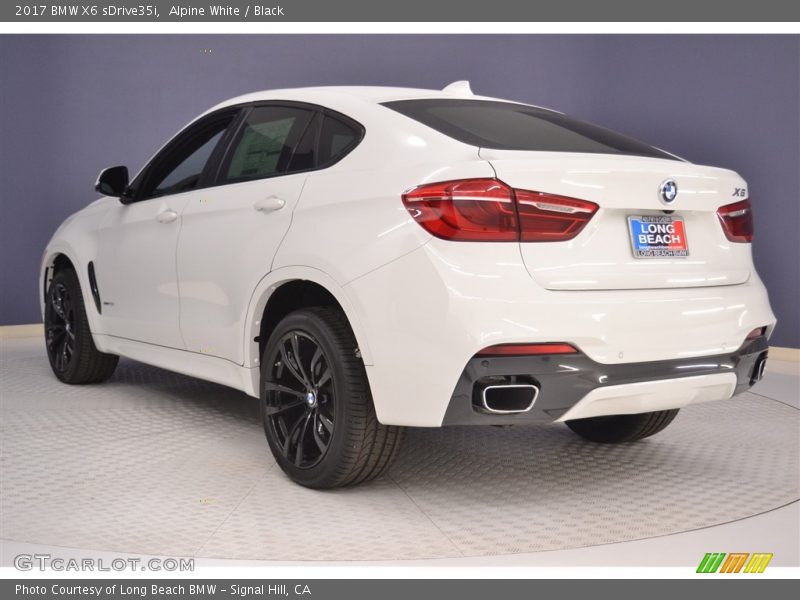 Alpine White / Black 2017 BMW X6 sDrive35i