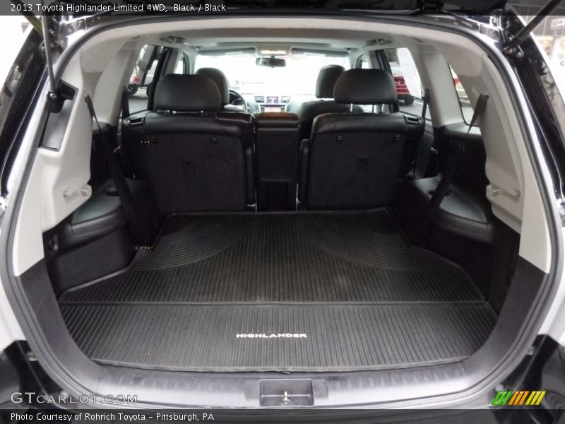 Black / Black 2013 Toyota Highlander Limited 4WD