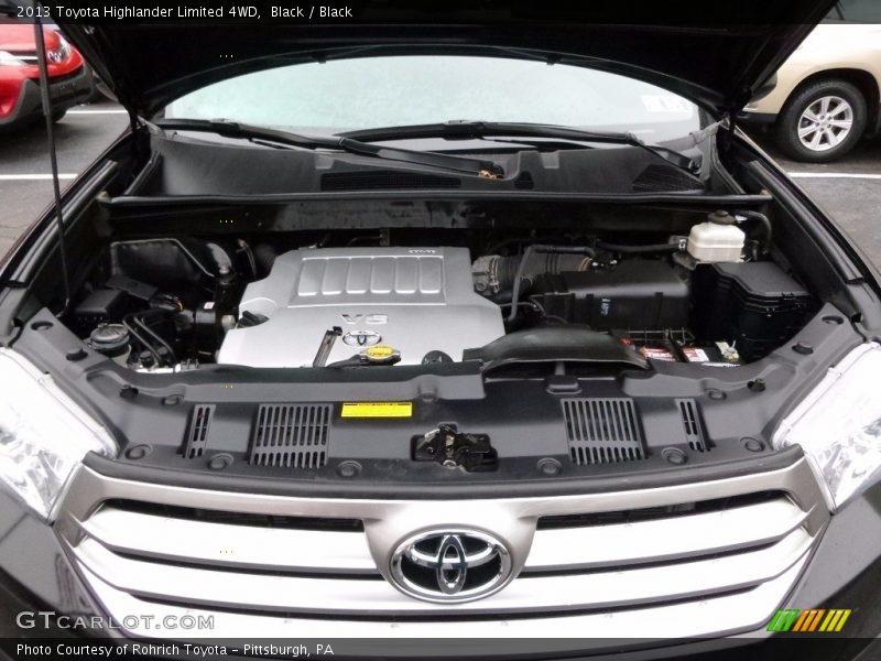 Black / Black 2013 Toyota Highlander Limited 4WD
