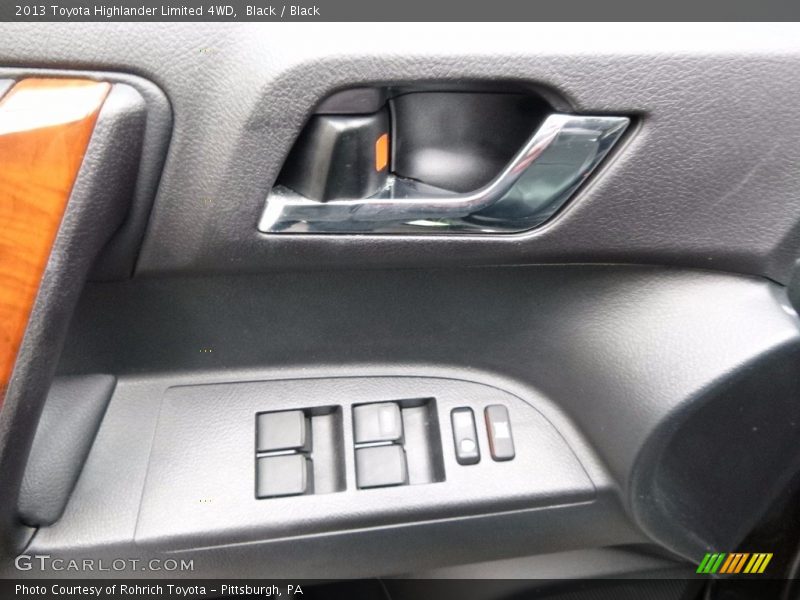 Black / Black 2013 Toyota Highlander Limited 4WD