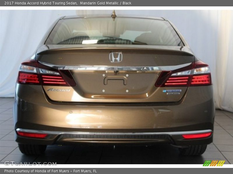 Mandarin Gold Metallic / Black 2017 Honda Accord Hybrid Touring Sedan