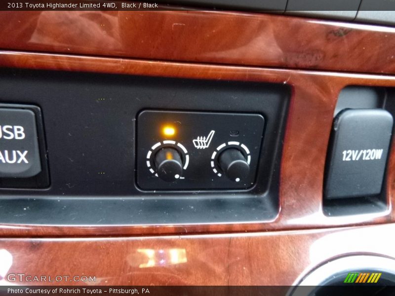 Black / Black 2013 Toyota Highlander Limited 4WD