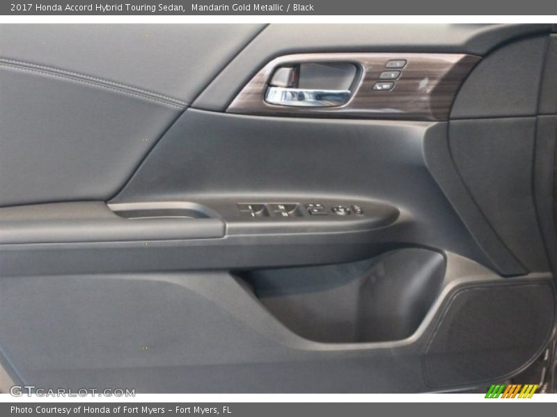 Mandarin Gold Metallic / Black 2017 Honda Accord Hybrid Touring Sedan
