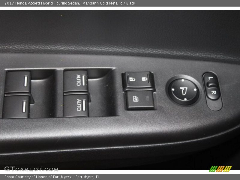 Mandarin Gold Metallic / Black 2017 Honda Accord Hybrid Touring Sedan