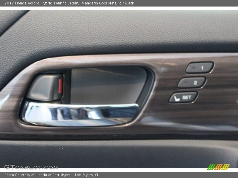 Mandarin Gold Metallic / Black 2017 Honda Accord Hybrid Touring Sedan