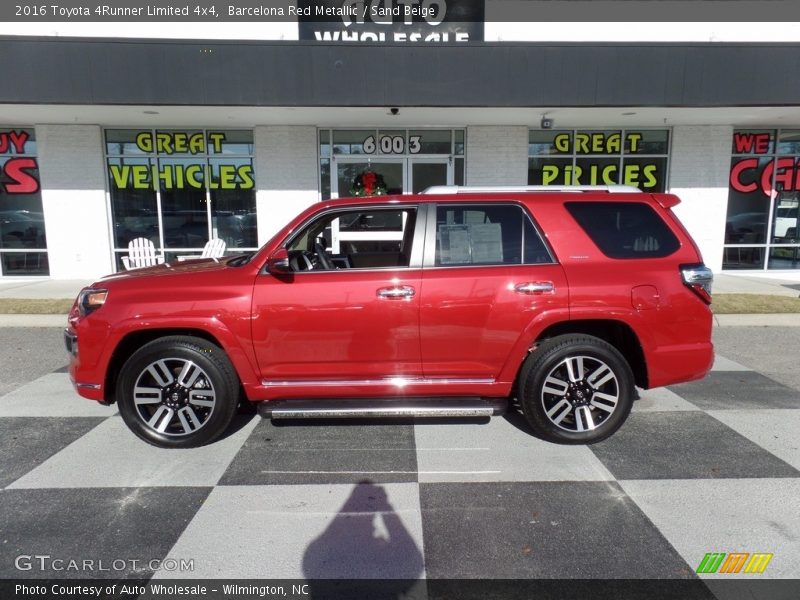 Barcelona Red Metallic / Sand Beige 2016 Toyota 4Runner Limited 4x4