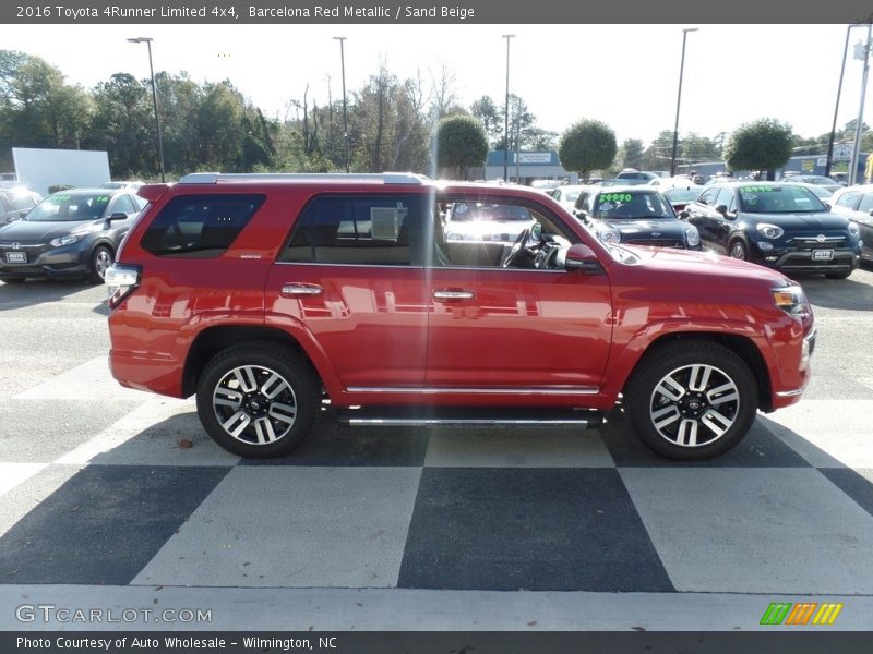 Barcelona Red Metallic / Sand Beige 2016 Toyota 4Runner Limited 4x4
