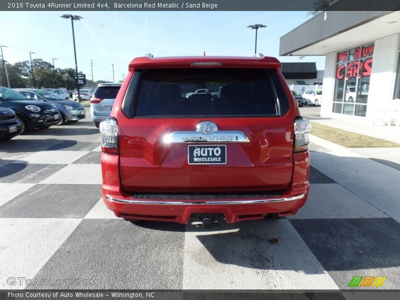 Barcelona Red Metallic / Sand Beige 2016 Toyota 4Runner Limited 4x4