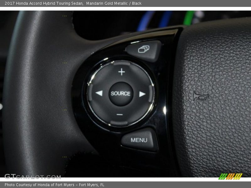 Mandarin Gold Metallic / Black 2017 Honda Accord Hybrid Touring Sedan