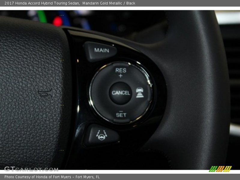 Mandarin Gold Metallic / Black 2017 Honda Accord Hybrid Touring Sedan