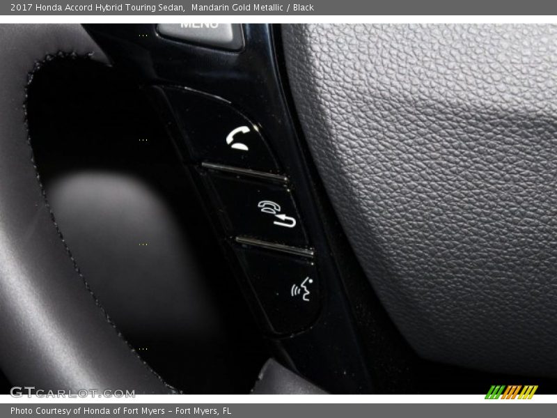 Mandarin Gold Metallic / Black 2017 Honda Accord Hybrid Touring Sedan