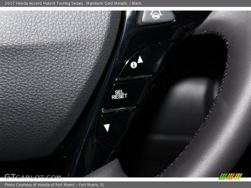 Mandarin Gold Metallic / Black 2017 Honda Accord Hybrid Touring Sedan