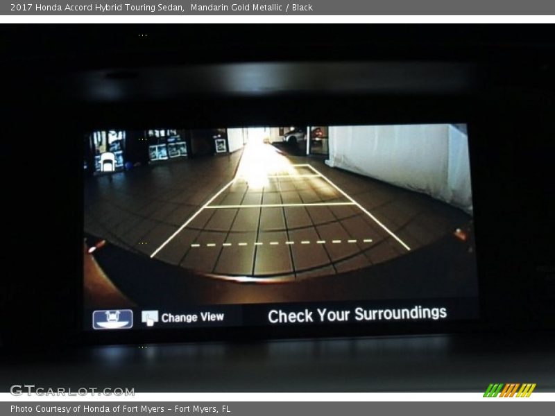 Mandarin Gold Metallic / Black 2017 Honda Accord Hybrid Touring Sedan