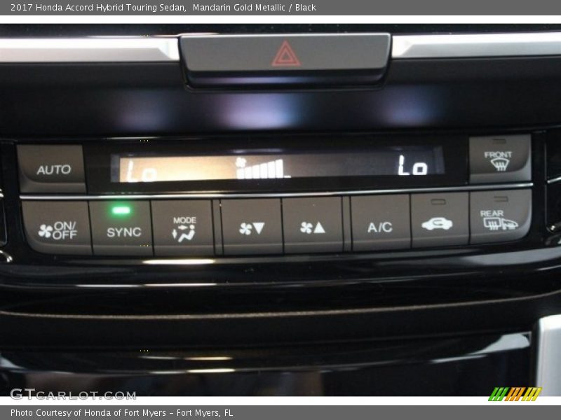 Mandarin Gold Metallic / Black 2017 Honda Accord Hybrid Touring Sedan