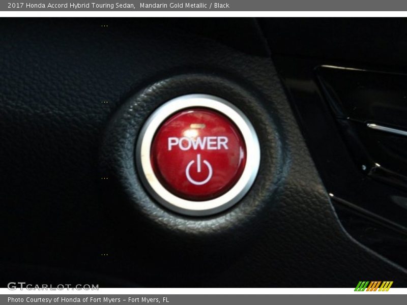 Mandarin Gold Metallic / Black 2017 Honda Accord Hybrid Touring Sedan
