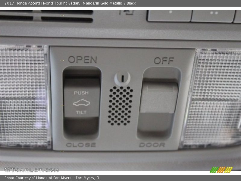 Mandarin Gold Metallic / Black 2017 Honda Accord Hybrid Touring Sedan