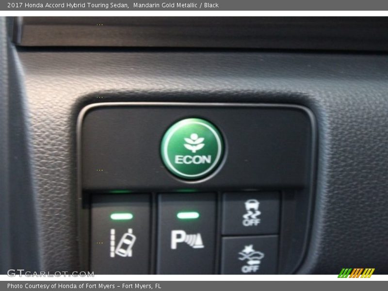 Mandarin Gold Metallic / Black 2017 Honda Accord Hybrid Touring Sedan