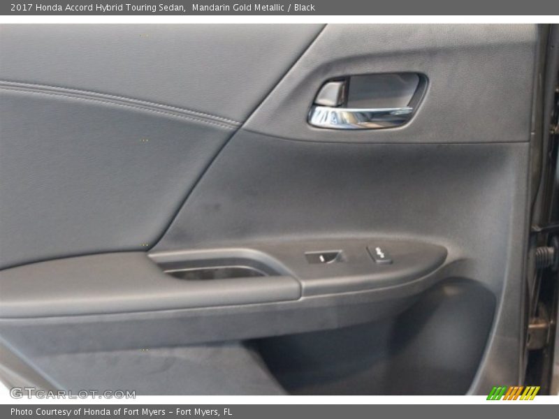 Mandarin Gold Metallic / Black 2017 Honda Accord Hybrid Touring Sedan