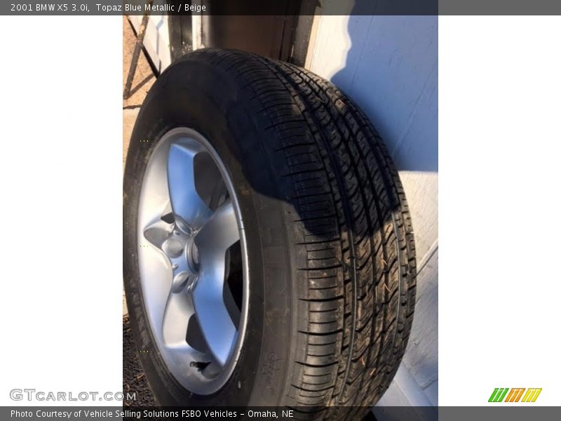 Topaz Blue Metallic / Beige 2001 BMW X5 3.0i