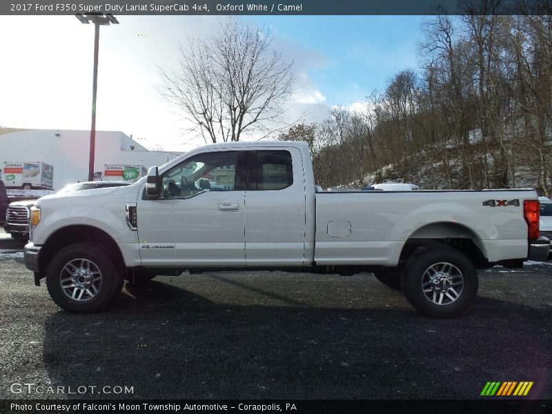 Oxford White / Camel 2017 Ford F350 Super Duty Lariat SuperCab 4x4