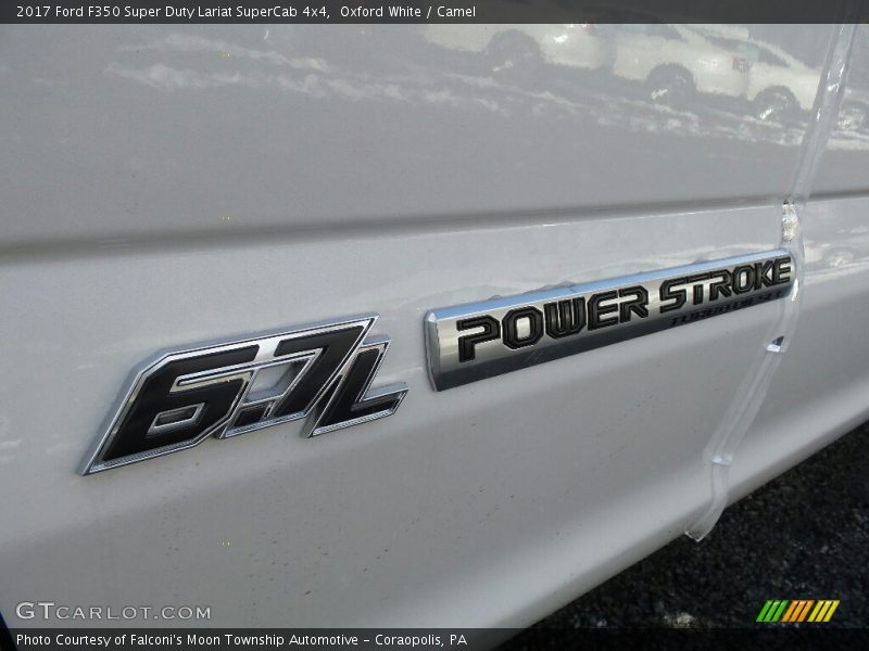 Oxford White / Camel 2017 Ford F350 Super Duty Lariat SuperCab 4x4