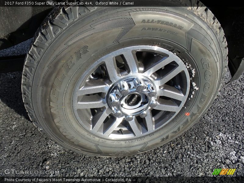 Oxford White / Camel 2017 Ford F350 Super Duty Lariat SuperCab 4x4