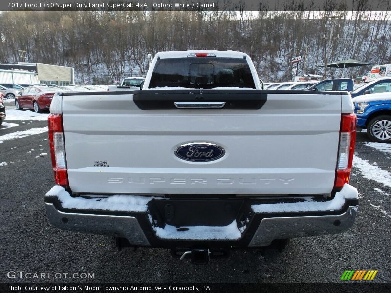 Oxford White / Camel 2017 Ford F350 Super Duty Lariat SuperCab 4x4