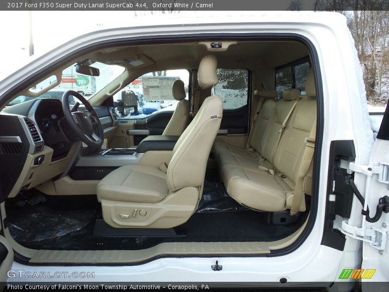  2017 F350 Super Duty Lariat SuperCab 4x4 Camel Interior