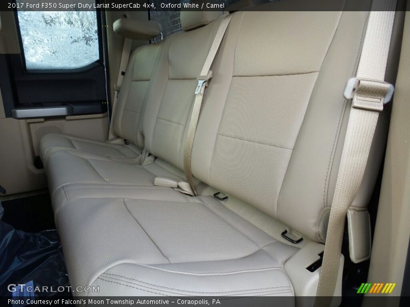 Oxford White / Camel 2017 Ford F350 Super Duty Lariat SuperCab 4x4