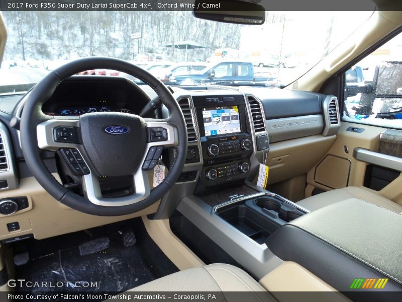 Camel Interior - 2017 F350 Super Duty Lariat SuperCab 4x4 