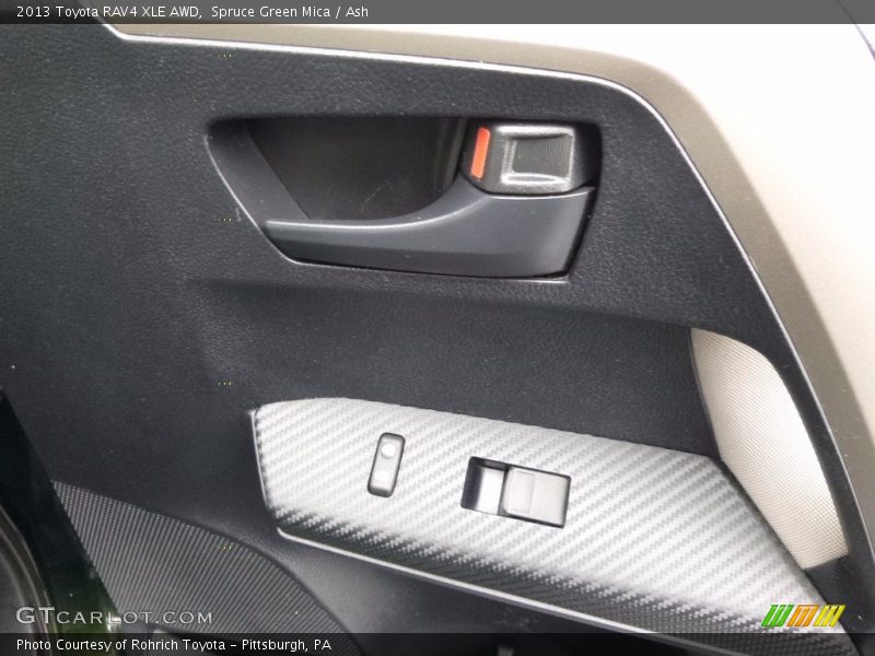 Spruce Green Mica / Ash 2013 Toyota RAV4 XLE AWD