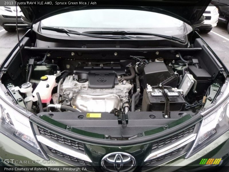 Spruce Green Mica / Ash 2013 Toyota RAV4 XLE AWD