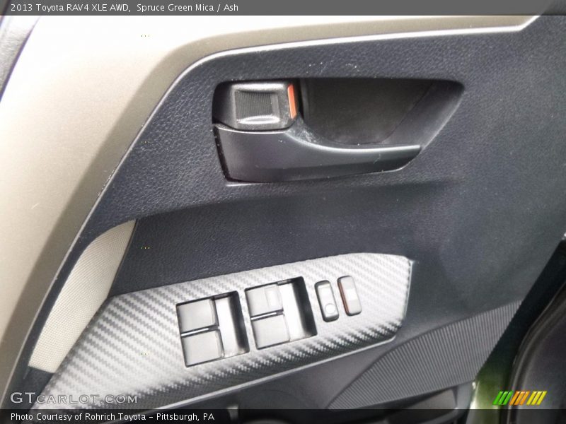Spruce Green Mica / Ash 2013 Toyota RAV4 XLE AWD