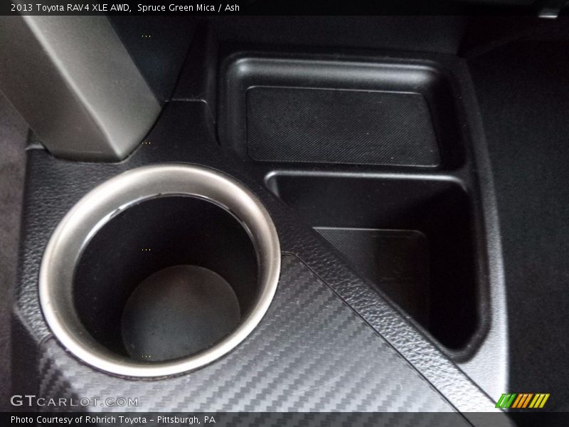 Spruce Green Mica / Ash 2013 Toyota RAV4 XLE AWD