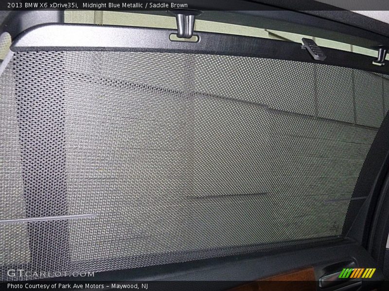 Midnight Blue Metallic / Saddle Brown 2013 BMW X6 xDrive35i