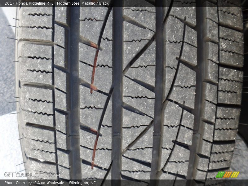 Modern Steel Metallic / Black 2017 Honda Ridgeline RTL