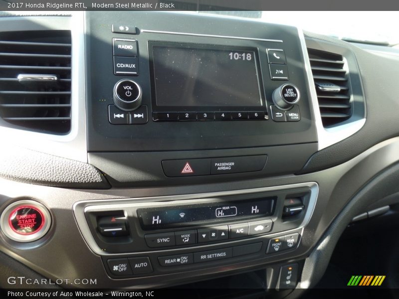 Modern Steel Metallic / Black 2017 Honda Ridgeline RTL