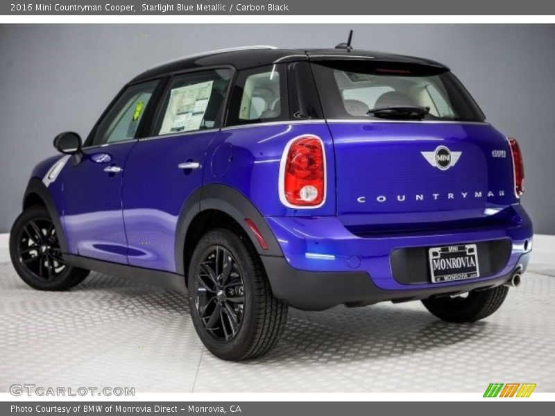 Starlight Blue Metallic / Carbon Black 2016 Mini Countryman Cooper