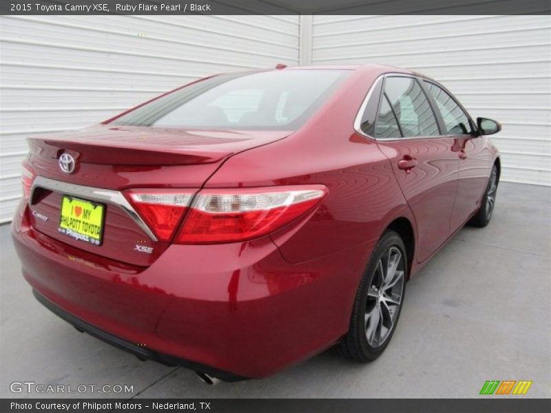 Ruby Flare Pearl / Black 2015 Toyota Camry XSE