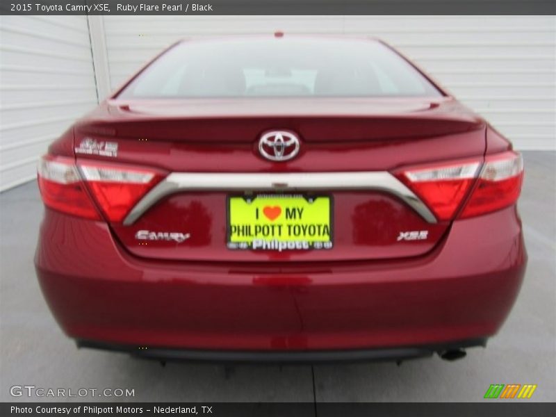 Ruby Flare Pearl / Black 2015 Toyota Camry XSE
