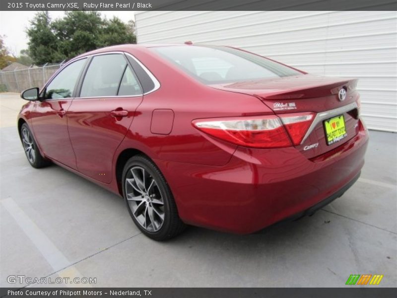 Ruby Flare Pearl / Black 2015 Toyota Camry XSE