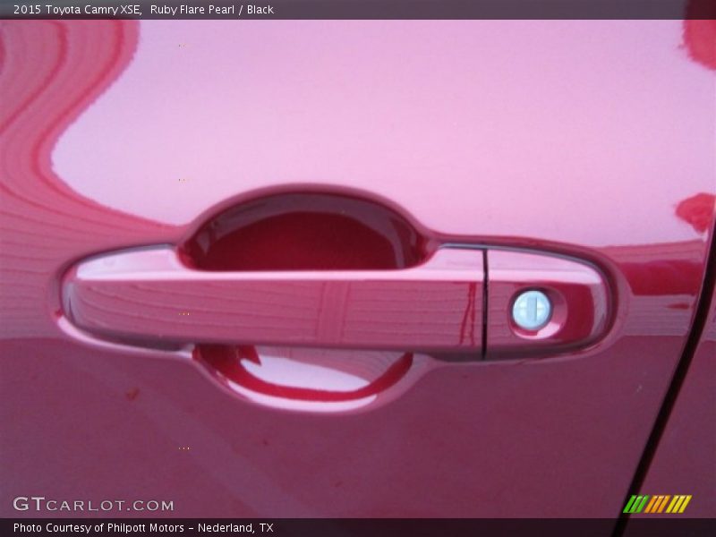 Ruby Flare Pearl / Black 2015 Toyota Camry XSE